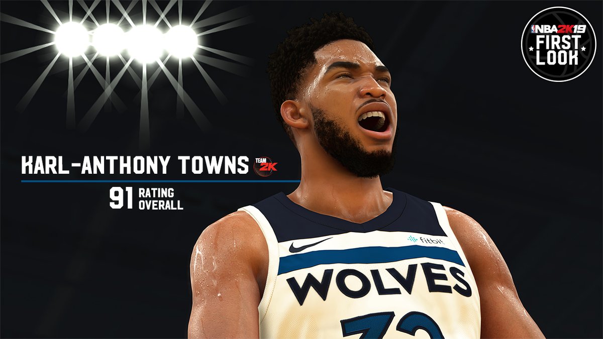 Karl-Anthony Towns NBA 2K19 Rating