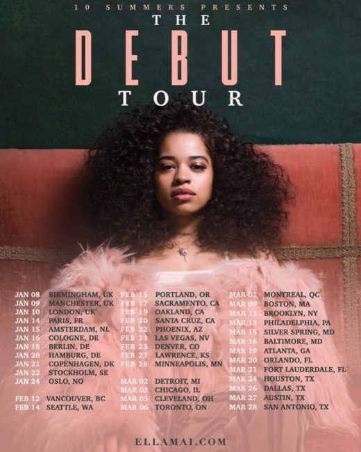 Ella Mai The Debut Tour