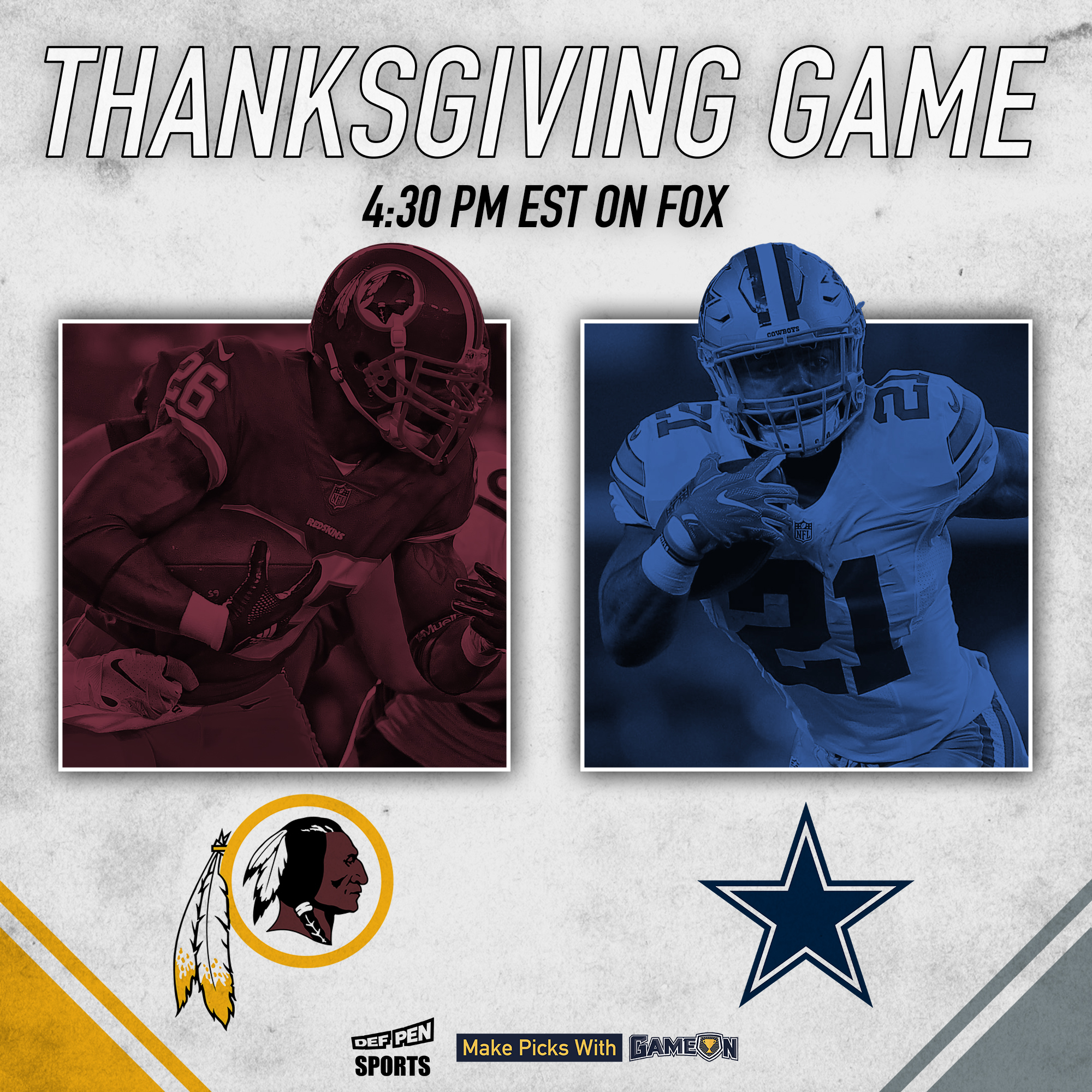 Thanksgiving Day: Washington Redskins vs. Dallas Cowboys