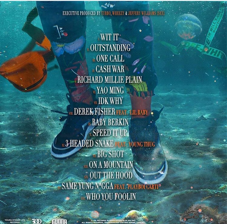 Drip Or Drown 2 Tracklist