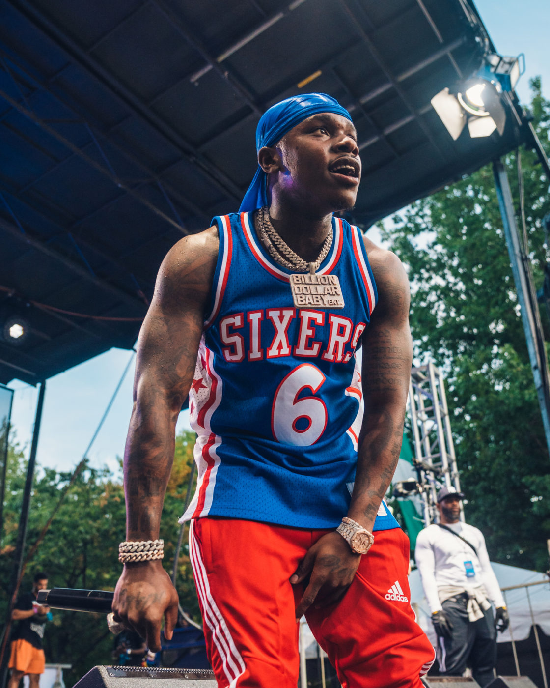 dababy performs suge bop during his saturday night dababy performs suge bop during his saturday night