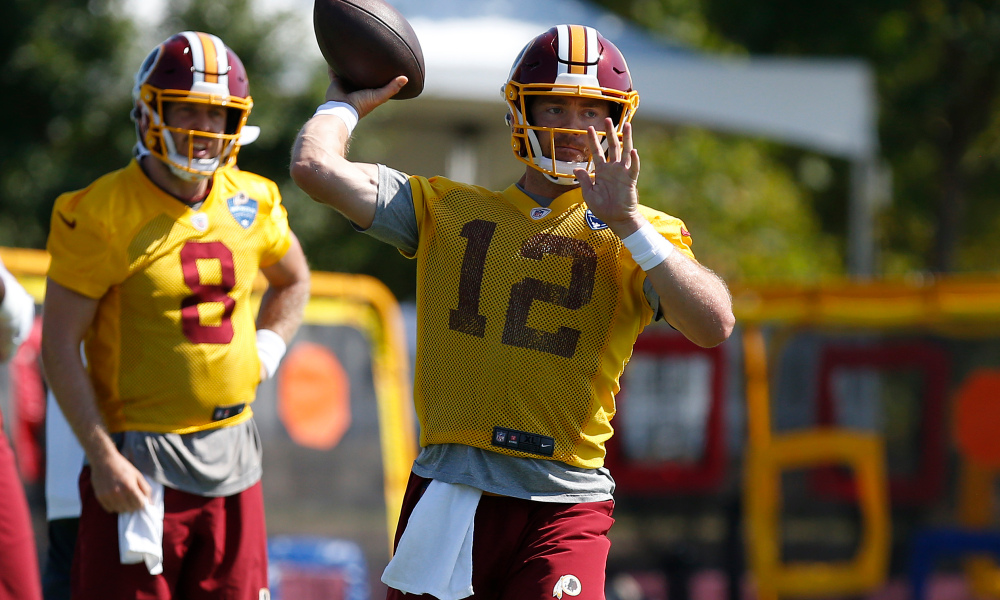 Colt McCoy: Redskins QB starting vs Patriots over Keenum, Haskins