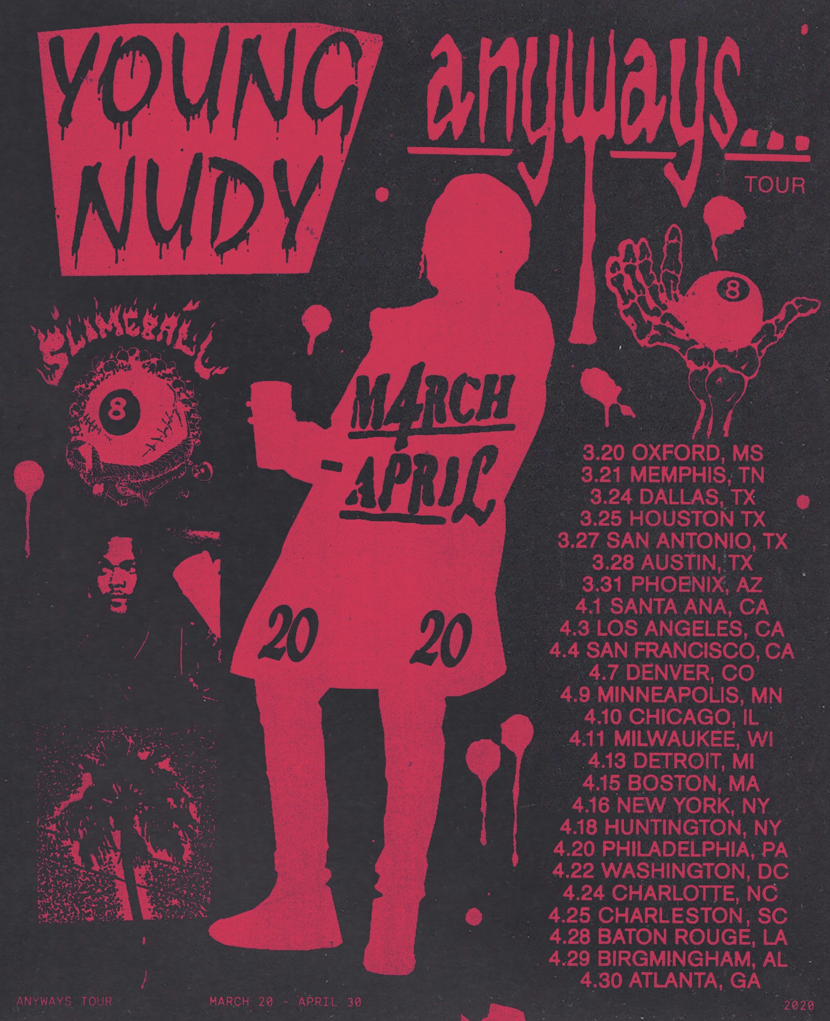 Young Nudy Announces "Anyways..." Tour And Releases New Song "No Go