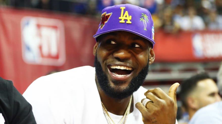 Lakers dodgers 2024 hat lebron