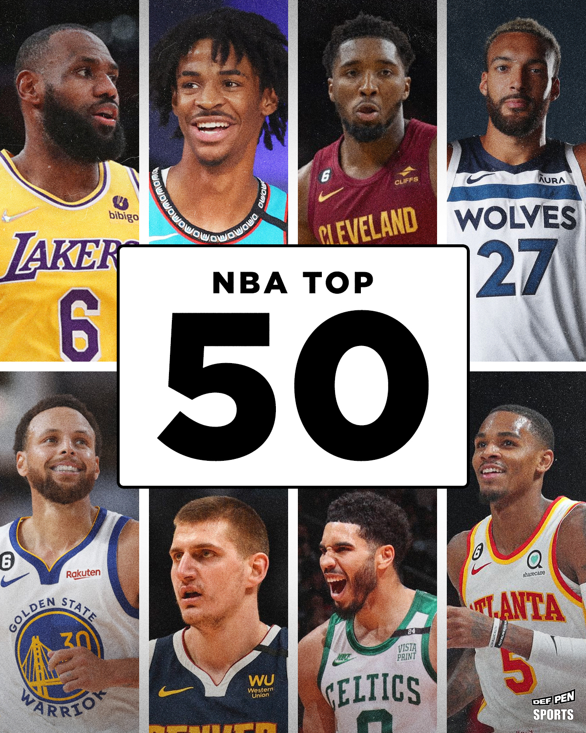 Top 50 NBA Players For The 2022 23 Season Def Pen